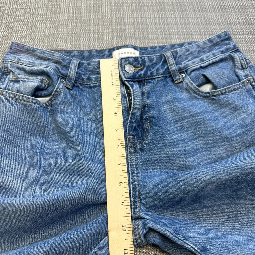 PacSun Y2K Baggy Wide Leg Jeans‎ size 28 Low Rise Skater Indie Distressed